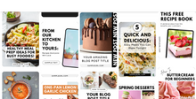 Load image into Gallery viewer, TEMPLATE 18 Customizable Pinterest Pins for Food Bloggers – Easy Canva Designs!