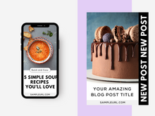 Load image into Gallery viewer, TEMPLATE 18 Customizable Pinterest Pins for Food Bloggers – Easy Canva Designs!