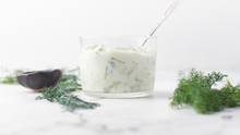 Load image into Gallery viewer, Zucchini Patties with Feta Cheese and Tzatziki sauce II