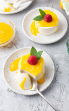 Load image into Gallery viewer, Panna Cotta with Mango Sauce I