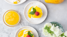 Load image into Gallery viewer, Panna Cotta with Mango Sauce I