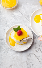 Load image into Gallery viewer, Panna Cotta with Mango Sauce I