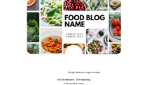Load image into Gallery viewer, TEMPLATE 8 Customizable Pinterest COVER for Food Bloggers – Easy Canva Designs!