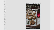 Load and play video in Gallery viewer, TEMPLATE 8 Customizable HOLIDAY Pinterest Pins for Food Bloggers – Easy Canva Designs!