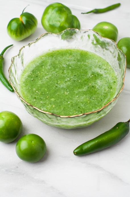 SALSA VERDE 🌿✨ Raw Green Salsa Recipe ✨🌿