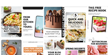 Load image into Gallery viewer, TEMPLATE 18 Customizable Pinterest Pins for Food Bloggers – Easy Canva Designs!
