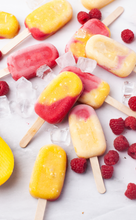 Load image into Gallery viewer, Mango Raspberry Popsicles I
