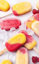 Load image into Gallery viewer, Mango Raspberry Popsicles I
