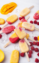 Load image into Gallery viewer, Mango Raspberry Popsicles I
