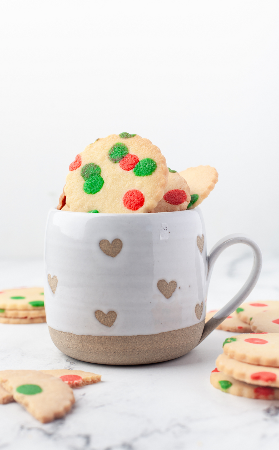 Christmas Polka Dot Cookies I