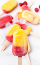 Load image into Gallery viewer, Mango Raspberry Popsicles I
