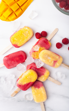 Load image into Gallery viewer, Mango Raspberry Popsicles I
