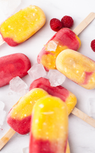 Load image into Gallery viewer, Mango Raspberry Popsicles I
