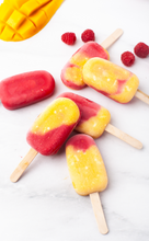 Load image into Gallery viewer, Mango Raspberry Popsicles I
