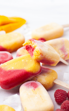 Load image into Gallery viewer, Mango Raspberry Popsicles I
