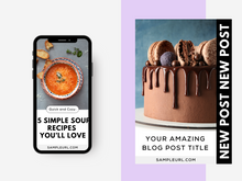 Load image into Gallery viewer, TEMPLATE 18 Customizable Pinterest Pins for Food Bloggers – Easy Canva Designs!
