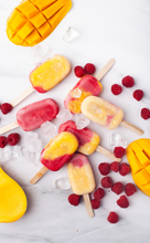 Load image into Gallery viewer, Mango Raspberry Popsicles I
