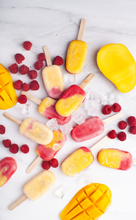 Load image into Gallery viewer, Mango Raspberry Popsicles I
