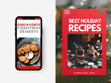 Load image into Gallery viewer, TEMPLATE 8 Customizable HOLIDAY Pinterest Pins for Food Bloggers – Easy Canva Designs!
