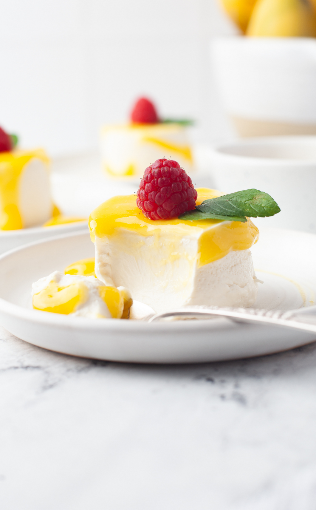 Panna Cotta with Mango Sauce II