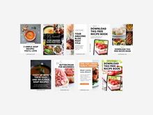 Load image into Gallery viewer, TEMPLATE 18 Customizable Pinterest Pins for Food Bloggers – Easy Canva Designs!
