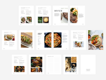 Load image into Gallery viewer, TEMPLATE - RECIPE BOOK for CANVA
