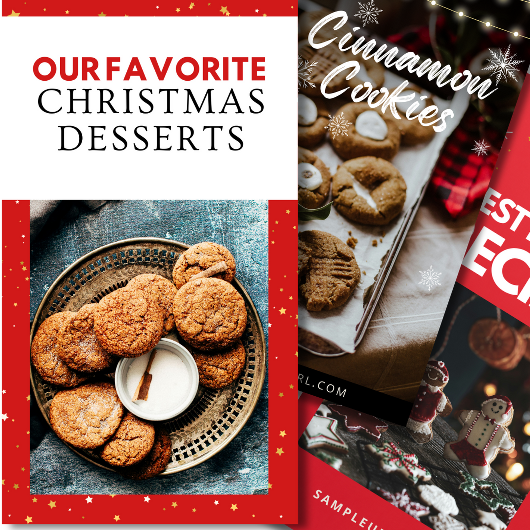 TEMPLATE 8 Customizable HOLIDAY Pinterest Pins for Food Bloggers – Easy Canva Designs!